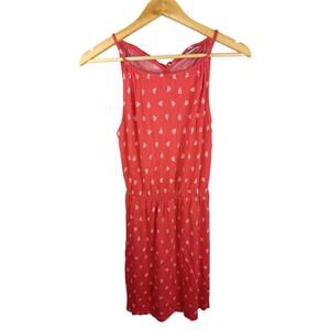 Old Navy Red Sleeveless Sundress with White Sailboat Print